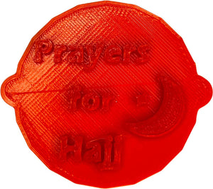 Prayers for Hajj Cake, Biscuit and Cookie Embosser Stamp
