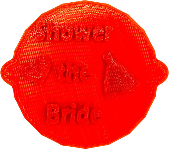 Shower the Bride Bachelorette/Bridal Shower Cake Stamp