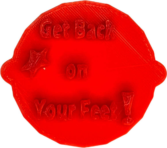 Get back on your feet! Cake and Biscuit Embosser Stamp