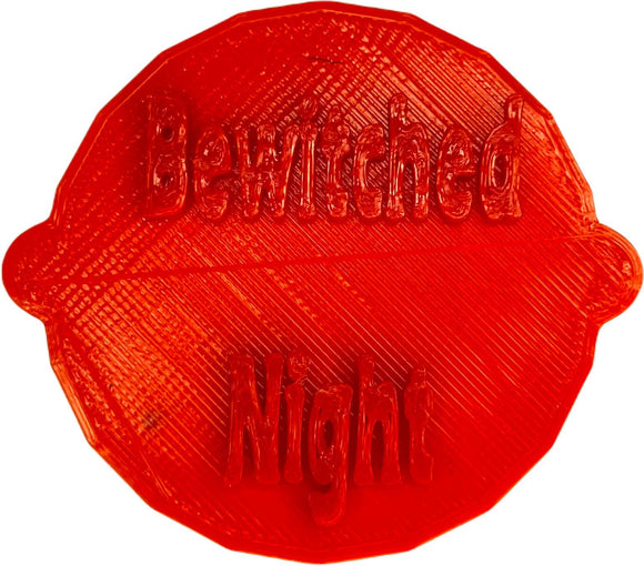 Bewitched Night, Halloween Cookie Embosser Stamp