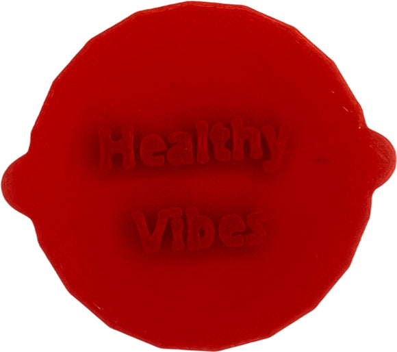 Healthy Vibes Cake Stamp | Custom Biscuit Embosser Fondant Stamp