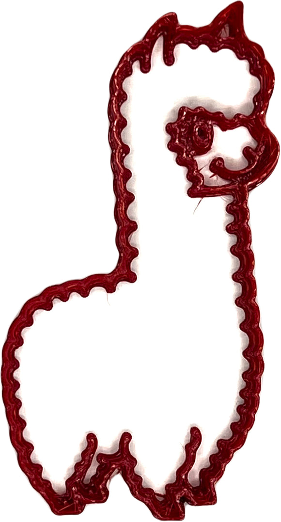 Llama Cutter | Adorable Animal Shape Cookie Cutter