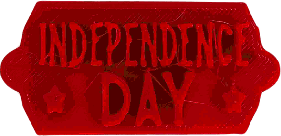 Independence Day Celebration USA Hat Cake and Biscuit Embosser Stamp