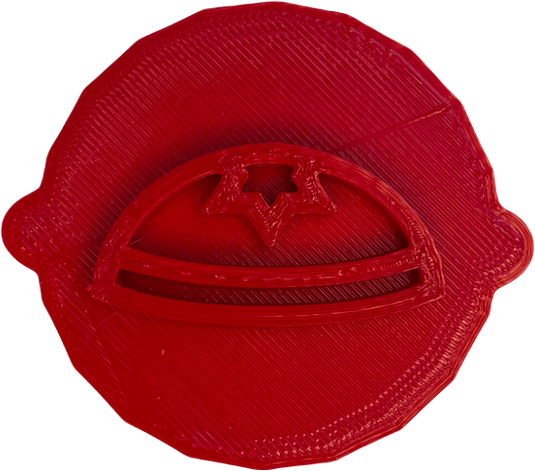Kippah Cake and Biscuit Embosser Stamp for Bar Mitzvah