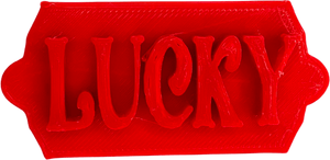 Luck St. Patrick's Day Cake and Biscuit Embosser Stamp