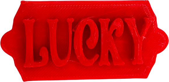 Luck St. Patrick's Day Cake and Biscuit Embosser Stamp