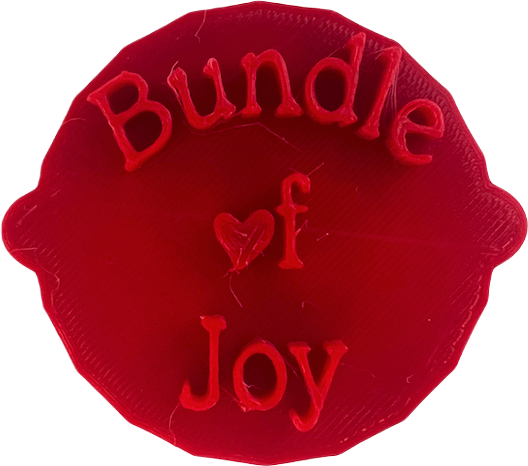Bundle of Joy Cake and Biscuit Embosser Stamp for Baby Showers