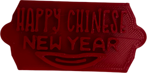 Happy Chinese New Year Cake and Biscuit Embosser Stamp