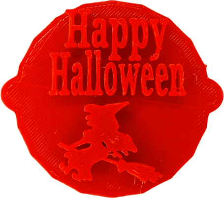 Wicked Witch, Happy Halloween, Cake and Biscuit Embosser Stamp