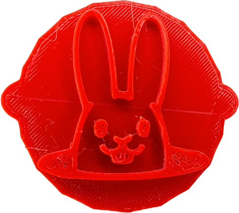 Bunny Hole Easter Cake and Biscuit Embosser Stamp