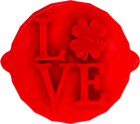 St. Paddy's Love Cake and Biscuit Embosser Stamp
