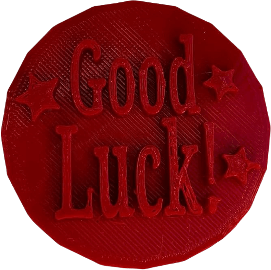 Good Luck Cake and Biscuit Embosser Stamp