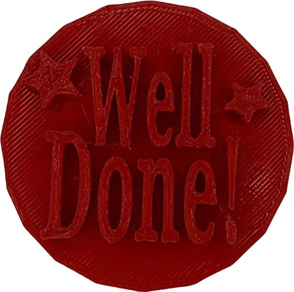Well Done Cake and Biscuit Embosser Stamp