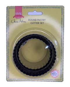Round pastry/cookie cutter set