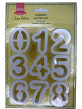 0-9 number cookie cutter set