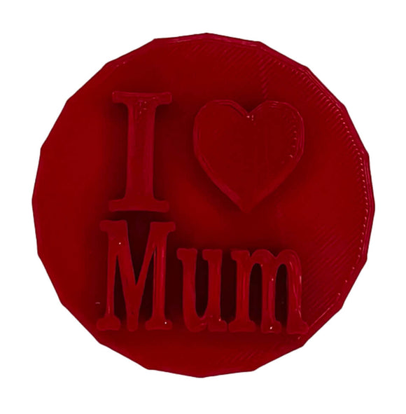 Happy Mother’s Day Cookie Embosser Stamp Single used for pressing fondant icing and cake embossing