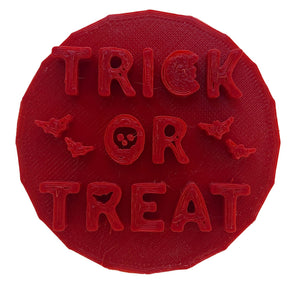 Happy Halloween Cupcake and Cookie Embossing Stamp Pair