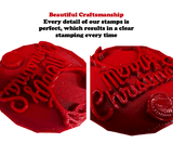 Happy Mother’s Day Cookie Embosser Stamp Set used for pressing fondant icing and cake embossing